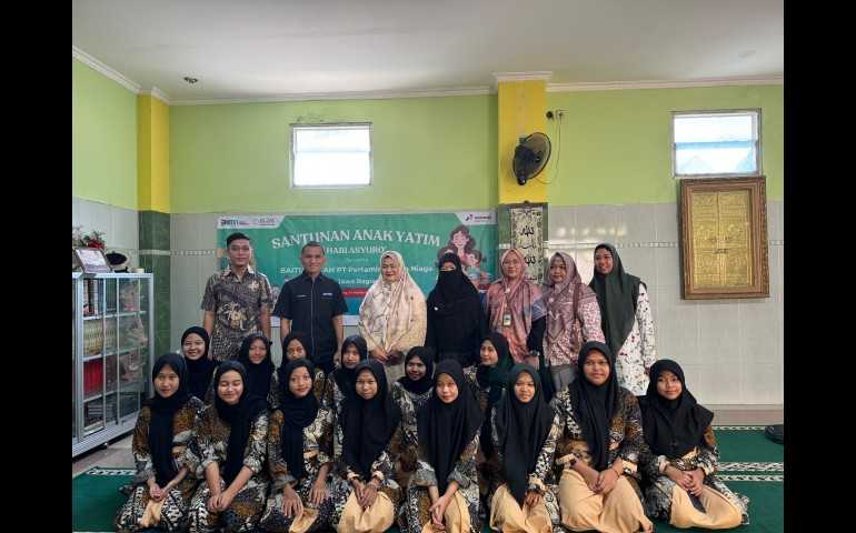Bazma Pertamina Patra Niaga JBT Rayakan Tahun Baru Islam dengan Santunan Anak Yatim di Semarang