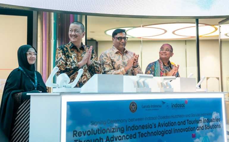 Kolaborasi Indosat dan Garuda Indonesia, Menuju Penerbangan Digital yang Lebih Canggih