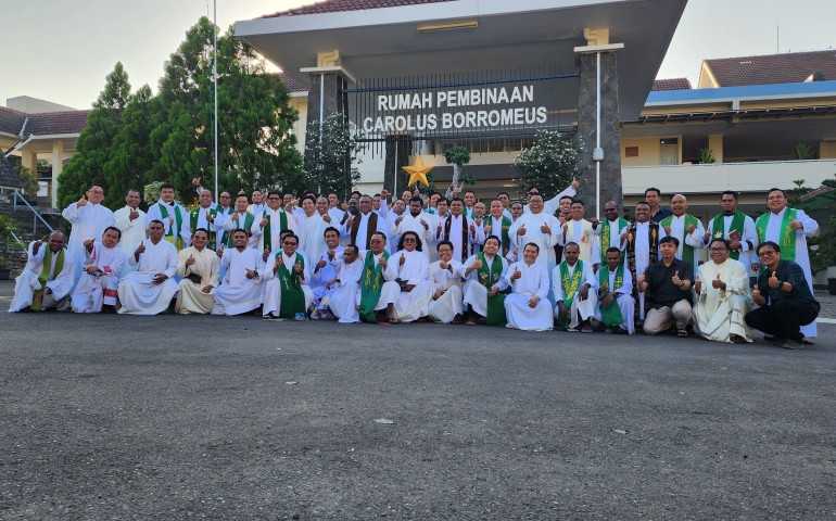 Lebih dari 56 Imam Diosesan atau Romo Projo Ikuti On Going Formation Nasional