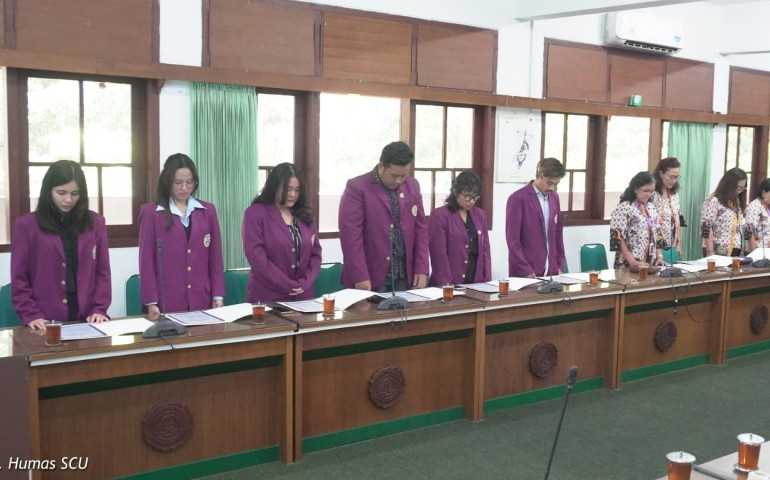 Dukung Perlindungan Mahasiswa, Rektor Dr. Ferdinandus Hindiarto Resmikan Satgas PPKS SCU
