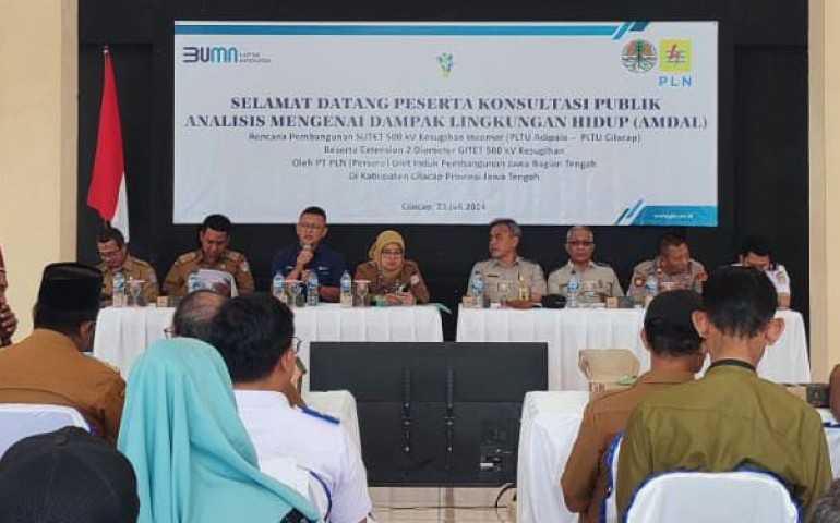 Jalankan Proyek Berwawasan Lingkungan, PLN UIP JBT Gelar Konsultasi Publik untuk Proyek SUTET dan GITET 500 kV Kesugihan