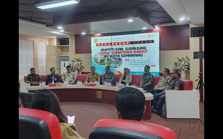 Forkopimda Kabupaten Sijunjung Kunjungi Semarang untuk Study Tiru Inovasi dan Pembangunan Sarana Prasarana