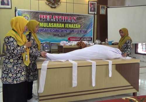 Masyarakat Kendal Diajak Ikut Pelatihan Pemulasaran Jenazah oleh Kemenag dan Pemdes Bangunsari