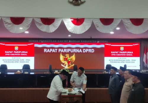 Perubahan APBD Kendal Tahun 2024 Disepakati dalam Rapat Paripurna DPRD