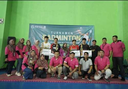 RSI Sultan Agung Semarang Semarakkan HUT ke-53 dengan Kompetisi Badminton Antar Kecamatan