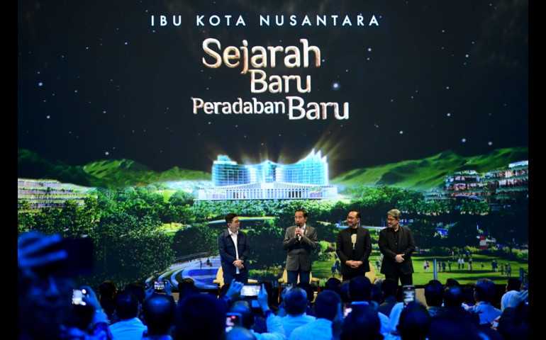 Bertajuk Pembangunan Indonesiasentris, Jokowi:  IKN Wujud Perubahan Peradaban Indonesia