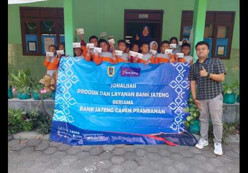 Bank Jateng Ajak Siswa SDN Kebondalem Kidul Cintai  Menabung Sejak Dini