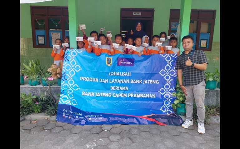 Bank Jateng Ajak Siswa SDN Kebondalem Kidul Cintai  Menabung Sejak Dini