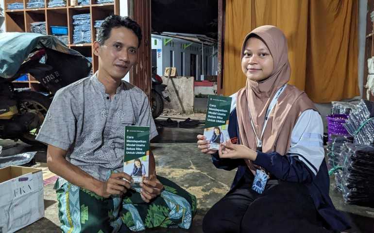Mahasiswa KKN Undip Lakukan Pelatihan Cara Mendapatkan Modal Bebas Riba