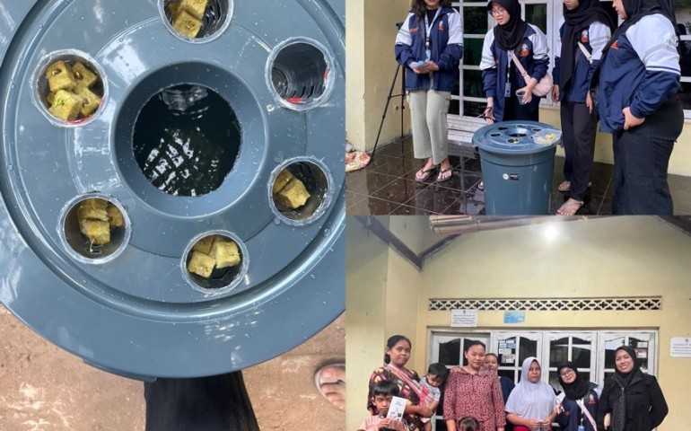 Mahasiswa KKN UNDIP Gelar Pelatihan Daur Ulang Gelas Plastik untuk Aquaponik kepada Warga Pajomblangan Pekalongan
