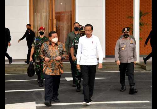 Kunjungan Kerja ke Bangka Belitung, Presiden Jokowi Tinjau Progres Pembangunan Pelabuhan Tanjung Ular