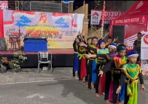 Mahasiswa KKN Undip Kenalkan Tari Anak "Manuk Dadali" di Bazar Semarak Banyuanyar Fest Surakarta