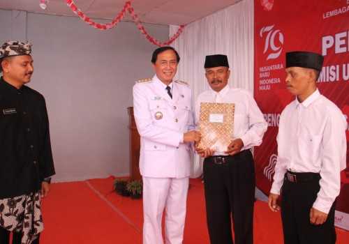 HUT ke-79 RI, 231 Napi di Lapas Brebes Terima Remisi Umum