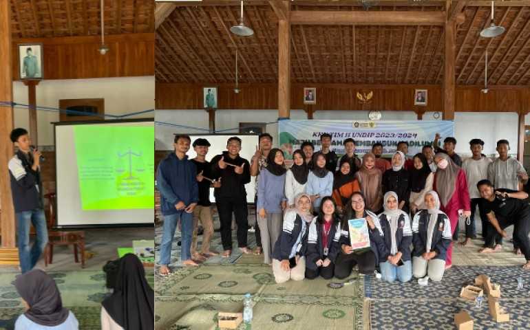 Edukatif! Mahasiswa KKN Undip di Sragen Ajak Masyarakat Hindari Judi Slot Melalui Gerakan Anti Judi Online