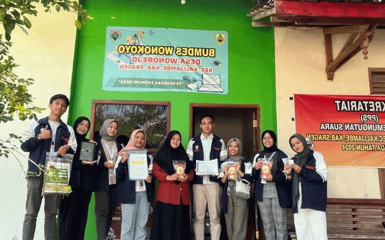 KKN Undip Bawa Angin Segar, BUMDes Wonokoyo Sragen Makin Berjaya dengan Inovasi Kontrak dan Produk