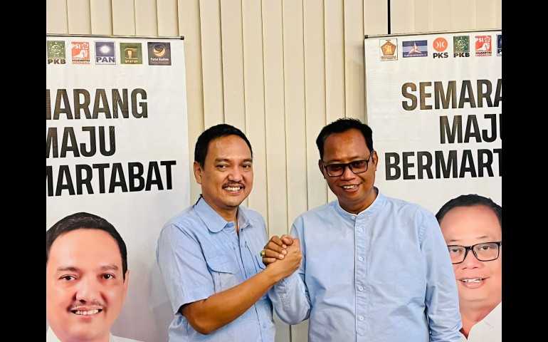 Bakal Calon Yoyok Sukawi-Joko Santoso Akan Daftar Pilwalkot Semarang