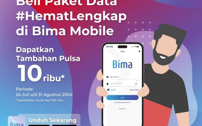 Ini Keuntungan Beli Paket Data Telkomsel di Bima Mobile Bank Jateng