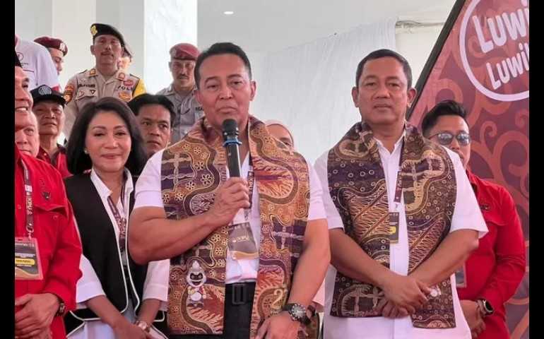 Andika-Hendi Resmi Daftar ke KPU Jateng
