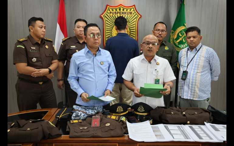 Mengaku Sebagai Jaksa, Tim PAM SDO dan SIRI Kejaksaan RI Amankan Pelaku CAN