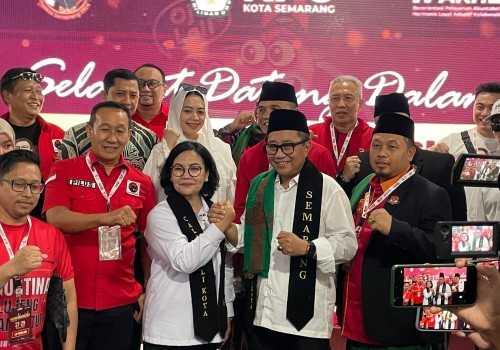 Resmi! Agustina Wilujeng-Iswar Aminuddin Daftar Pilkada Kota Semarang