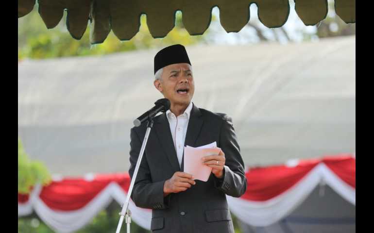 Peringati Hari Santri Nasional, Ganjar Samapikan 3 Hal Kepada Santri
