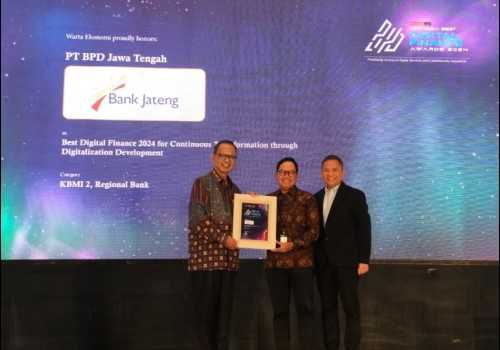Bank Jateng Raih Penghargaan dalam Ajang Indonesia Best Digital Finance Award 2024