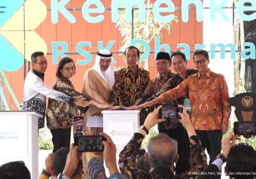 Presiden Jokowi Resmikan Gedung Pelayanan Kanker Ibu dan Anak di RSK Dharmais