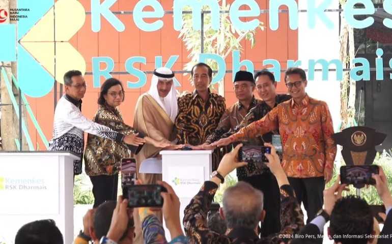 Presiden Jokowi Resmikan Gedung Pelayanan Kanker Ibu dan Anak di RSK Dharmais