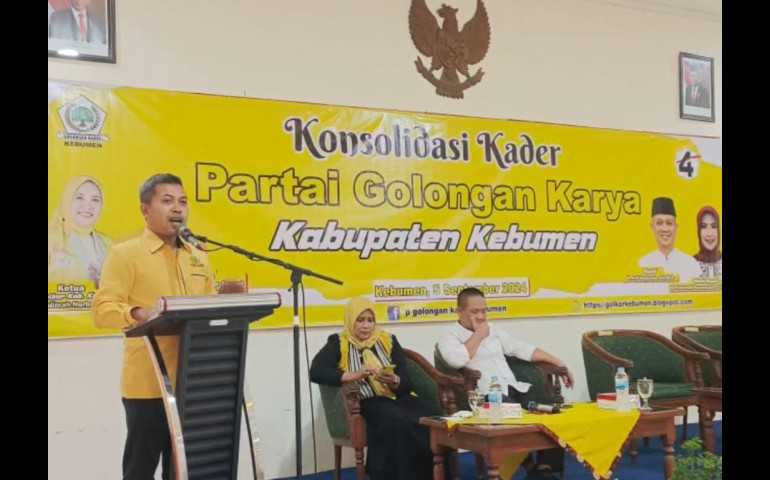 Konsolidasi Pemenangan Arif-Ristawati, Ferry Wawan Cahyono Tegaskan Komitmen Golkar di Kebumen