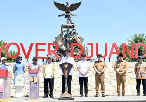 Presiden Jokowi Resmikan Flyover Djuanda dan Beberapa Proyek Infrastruktur di Jawa Timur