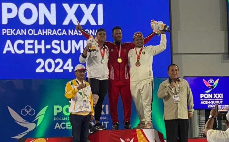 Angkat Besi Jateng Sumbang Perak PON XXI Aceh Sumut 2024