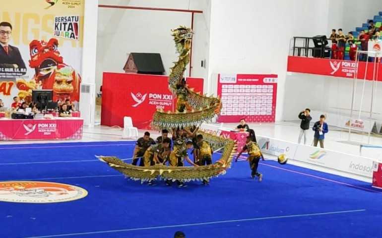 PON XXI, Barongsai Jateng Raih 3 Perak dan 2 Perunggu