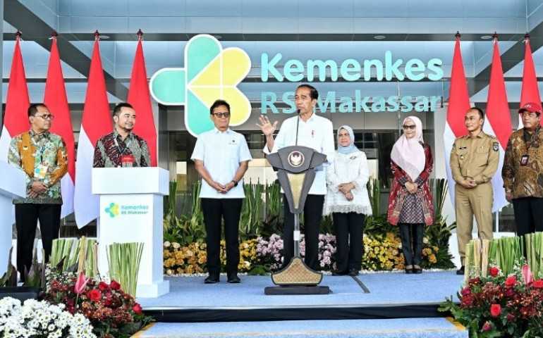 Jokowi Resmikan Rumah Sakit Kemenkes di Makassar, Tingkatkan Layanan Kesehatan di Indonesia Timur