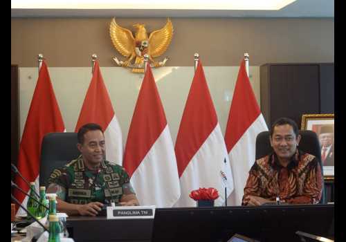 Hendi dan Jenderal Andika Bertemu, LKPP dan TNI Bersinergi