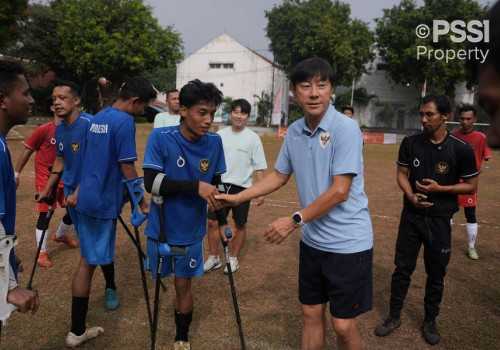 Shin Tae-yong Motivasi Timnas Amputasi, Ajak Hadiri Laga Kualifikasi Piala Dunia 2026