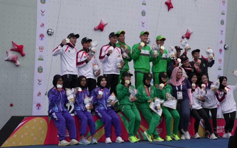 Atlet Panjat Tebing Jateng Sumbang Dua Medali di PON XXI Aceh-Sumut