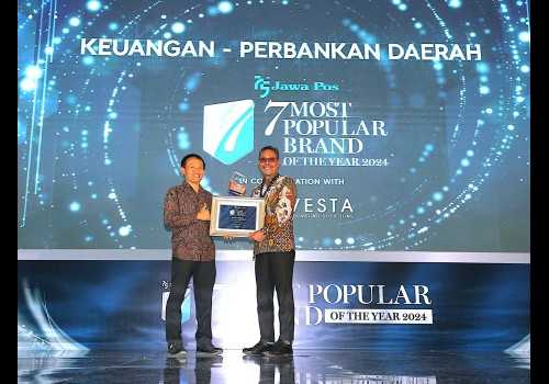 Bank Jateng Raih Penghargaan 7 Most Popular Brand of The Year 2024