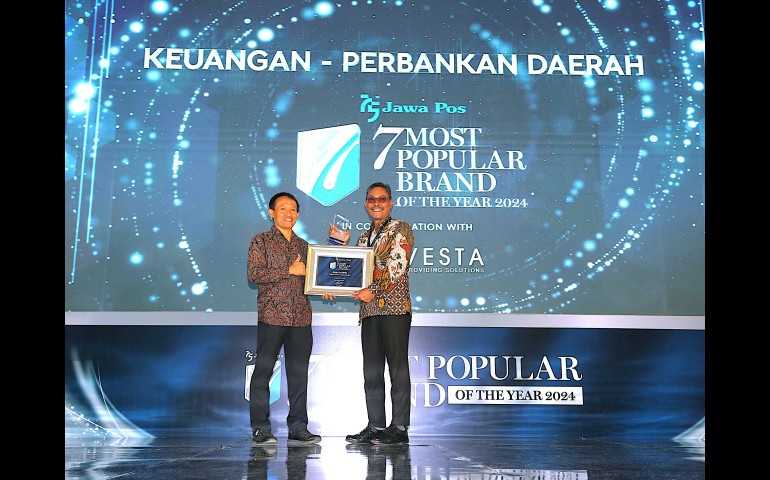 Bank Jateng Raih Penghargaan 7 Most Popular Brand of The Year 2024