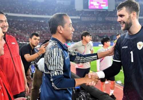 Presiden Joko Widodo Syukuri Hasil Imbang Indonesia Lawan Australia di Kualifikasi Piala Dunia 2026