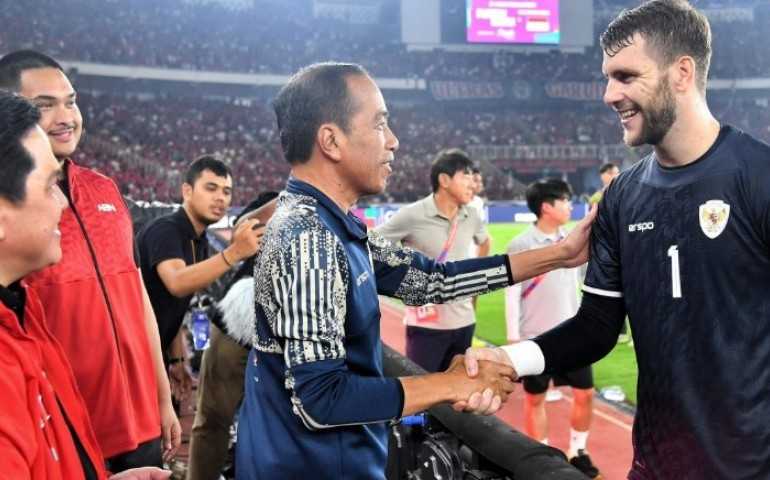 Presiden Joko Widodo Syukuri Hasil Imbang Indonesia Lawan Australia di Kualifikasi Piala Dunia 2026