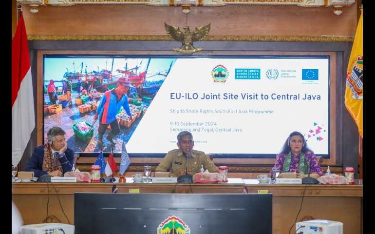 Pemprov Jateng, ILO, dan Uni Eropa Sepakat Tingkatkan Perlindungan Hak Pekerja Sektor Kelautan