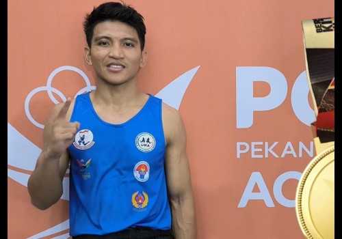 Petarung Muaythai Jalu Aji, Raih Medali Emas Untuk Kontingen PON Jateng