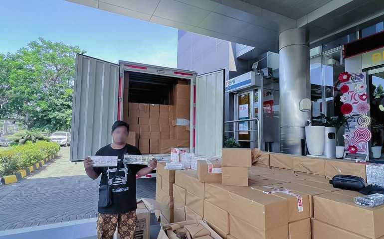 Bea Cukai Semarang Berhasil Amankan Rokok Ilegal Dengan Nilai Kerugian Negara Rp. 5,5 Miliar