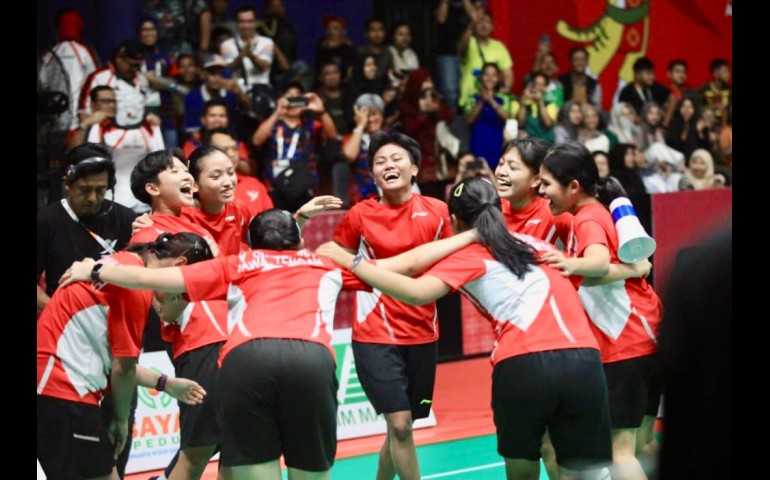 PON XXI, Bulutangkis Beregu Putri Jateng Sumbang Medali Emas