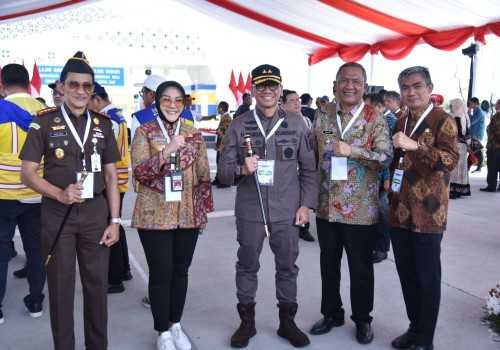Presiden Jokowi Resmikan Tol Kartasura-Klaten, Kajati Jateng Ponco Hartanto Hadir dan Dukung Pembangunan Infrastruktur Nasional