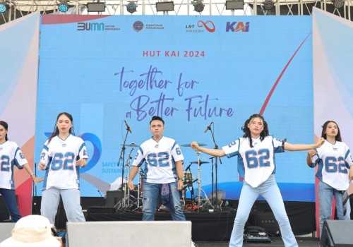 Meriah! KAI Daop 1 Rayakan HUT ke-79 di Soul Hub Ciracas