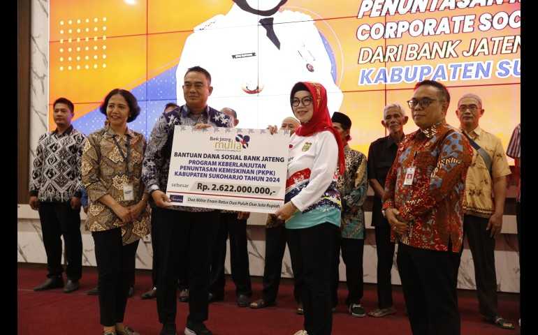 Bank Jateng Salurkan Bantuan 2,6 Miliar dalam Program Penuntasan Kemiskinan di Sukoharjo