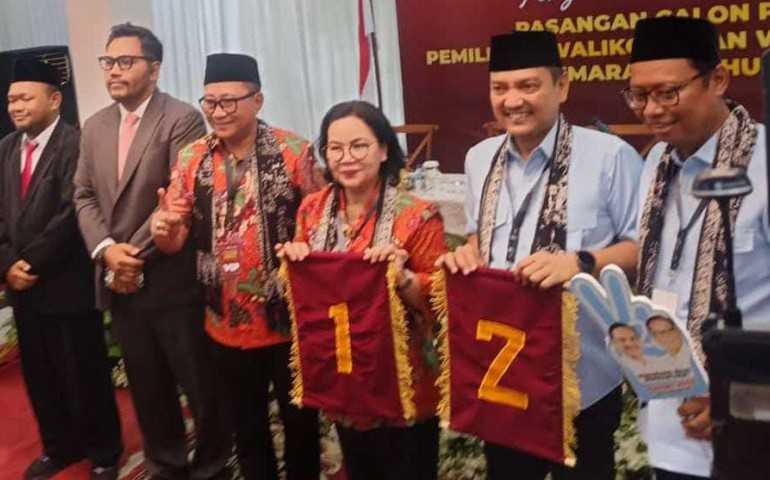 KPU Kota Semarang Resmi Umumkan Nomor Urut Pasangan Pilwakot 2024