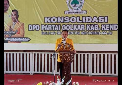 Partai Golkar Konsisten Mendukung Pembangunan Kendal dengan Pasangan Mirna - Riki