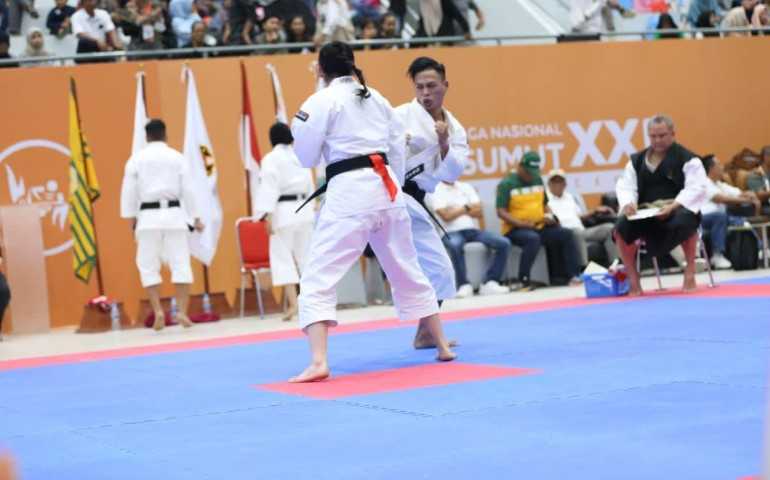 Keren ! Ksatria JNE Bogor Haggies Mugara Persembahkan Emas dan Perak untuk Shorinji Kempo di PON XXI Aceh Sumut